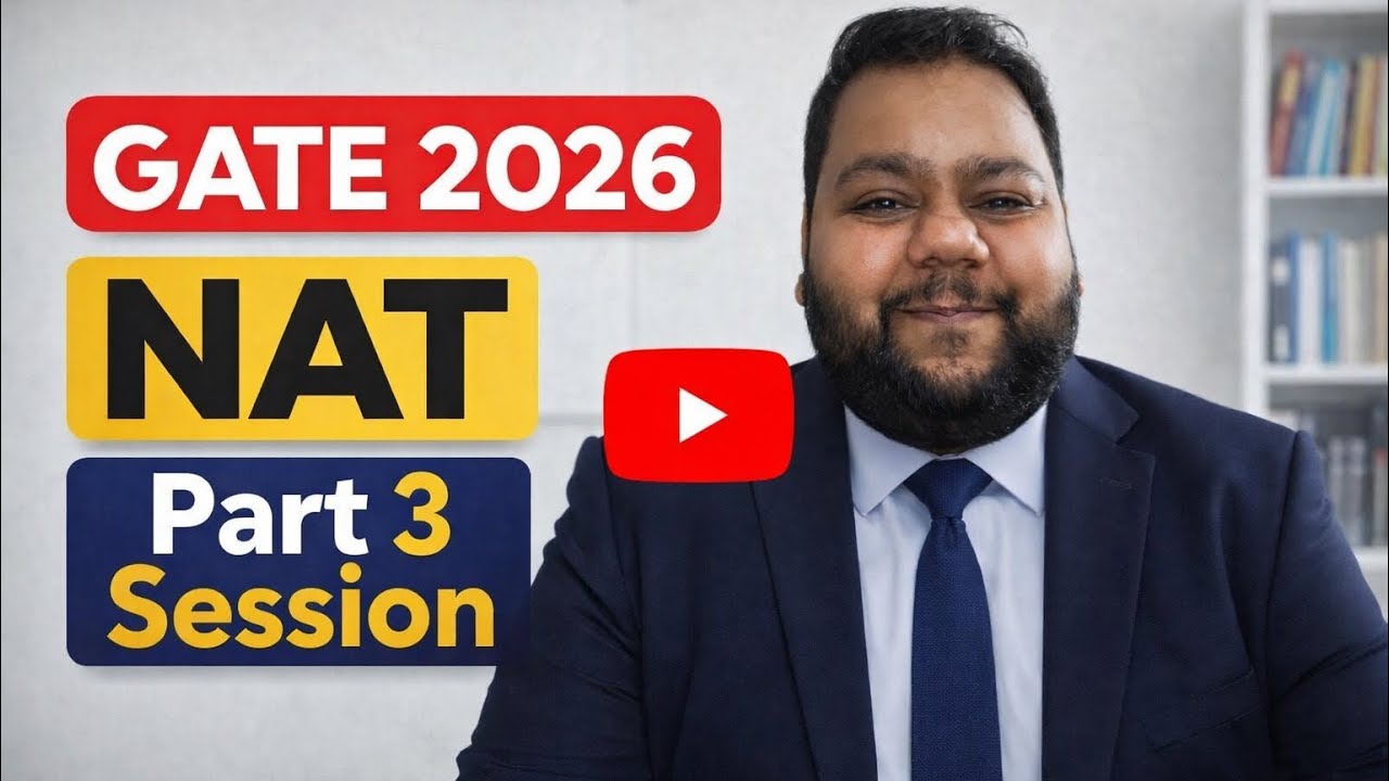 GATE 2026 | NAT Questions Part-3 🔥 | Score Boosting Session | XL • BT • Life Sciences