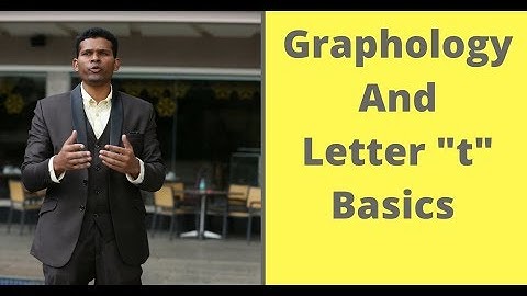 Graphology and letter t basics (Graphology and Handwriting Analysis) || Handwriting Analysis