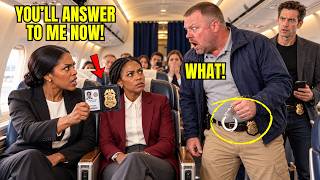Two Dirty Cops Take Black Women's First-Class Seats — Go Pale When They Show Federal IDs!