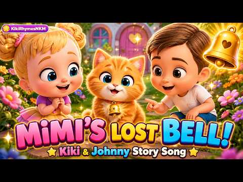 MIMI’S LOST BELL!🔔 | Kiki & Johnny’s Cat Adventure | Kids Story Song
