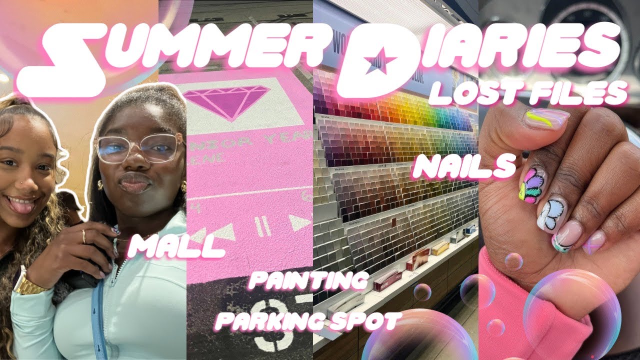 SUMMER DIARIES LOST FILES (grwm, mall, painting )