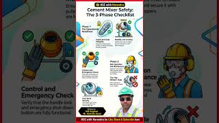 Cement mixter Safety, check 3 points #hse #hse with harendra#construction