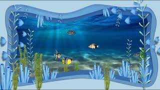 Футаж🐟 Подводный мир🐠 Background Underwater World 🐟