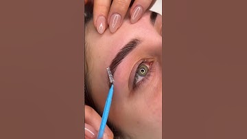 Stunning results!!!🤩😘 #browlamination #browlifting #browtint