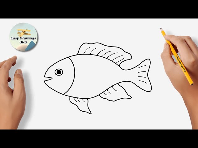 How to Draw a Fish - 17 Step by Step Tutorials for Your Bujo