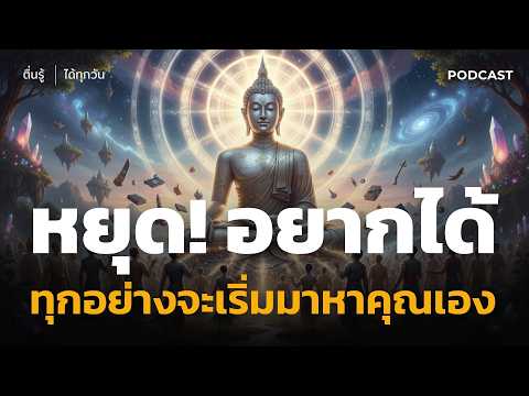 หยุด อยากได้ ทุกอย่างจะเริ่มมาหาคุณเอง | 3 ขั้นตอนเปลี่ยน 'ความอยาก' เป็น 'แรงดึงดูด'