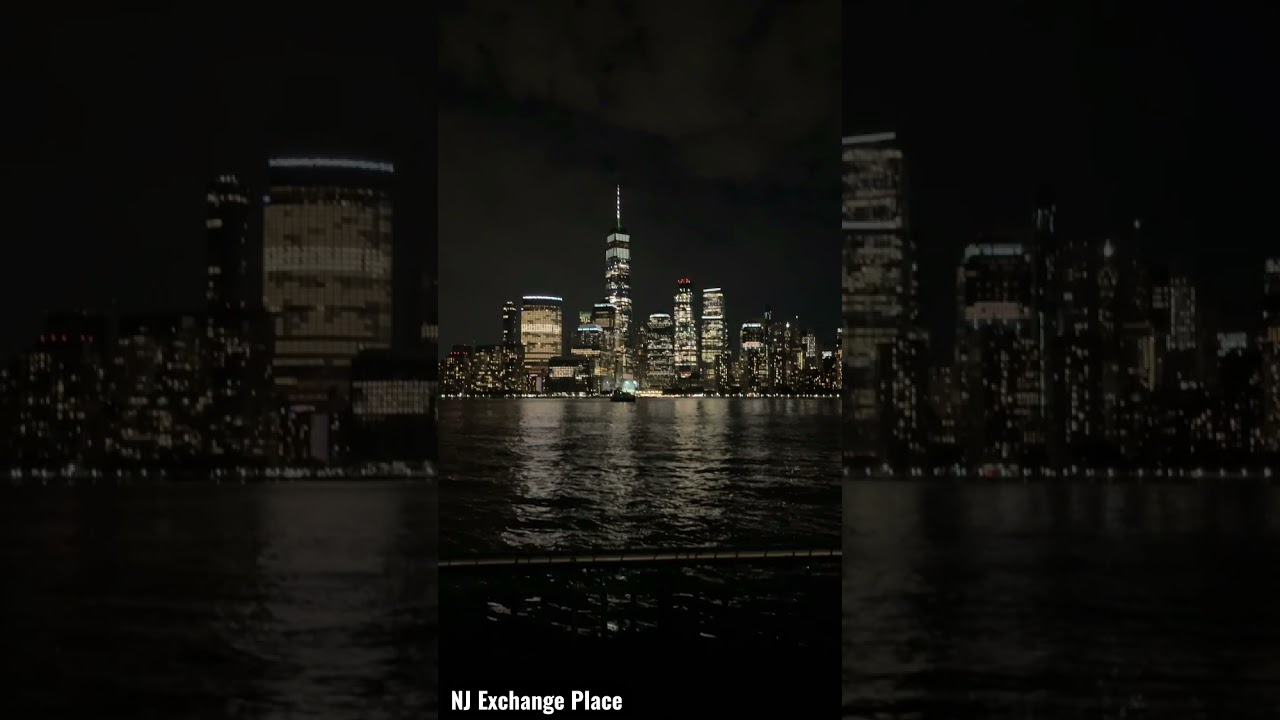 NJ Exchange place Night view