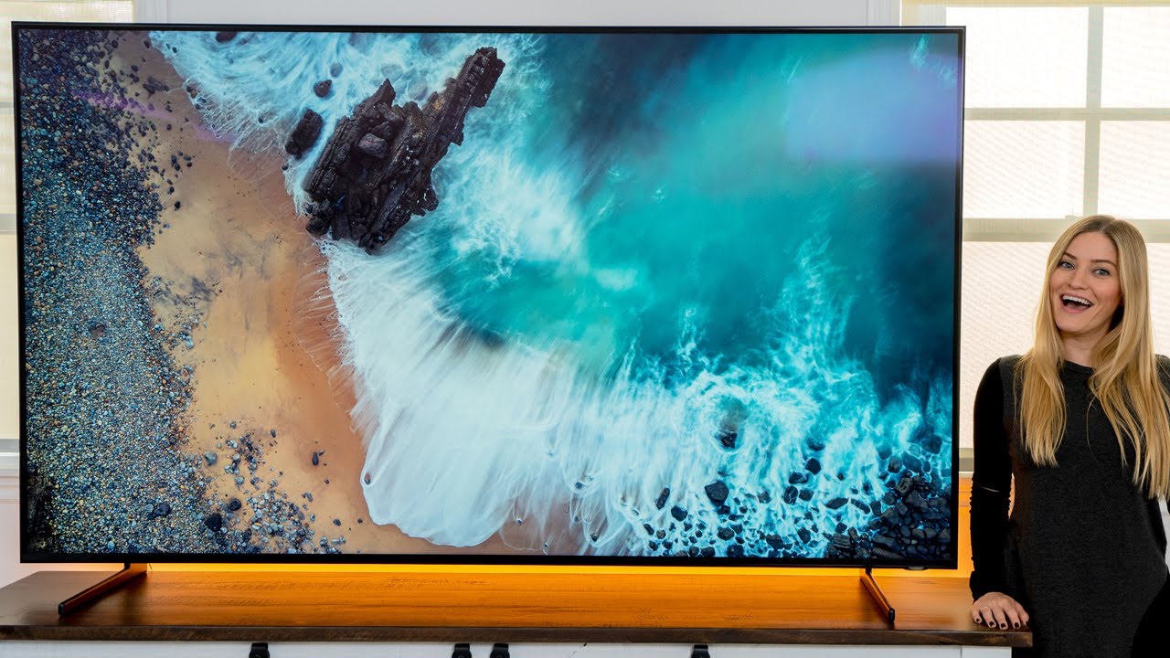 Massive 82 in Samsung QLED 8K with Apple TV unboxing! - YouTube