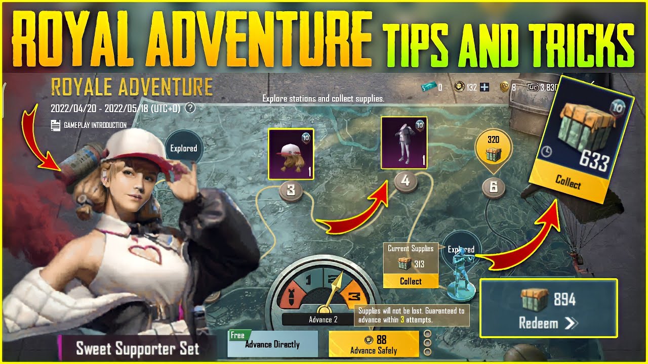 How to Get More AirDrops In Royal Adventure Event | M10 Royal Adventure Create Opening Tips & Tricks