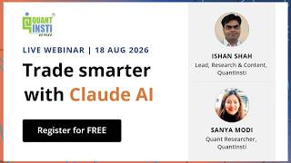 Claude for Algo Trading: Free Live Webinar