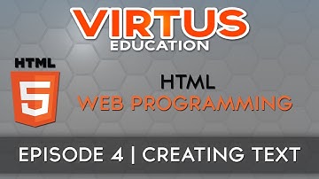 HTML Web Programming Tutorial Series - #4 Creating Text, Paragraphs & Linebreaks