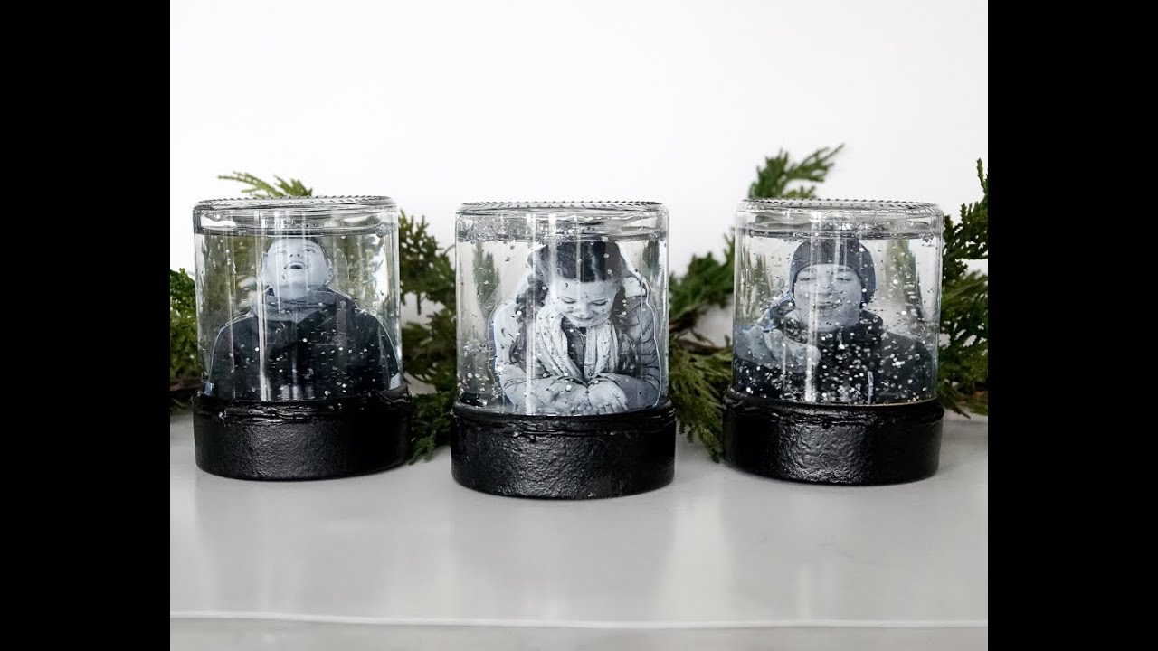 DIY Snow Globe - YouTube