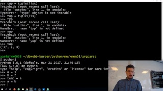 Genomgång python kmom05