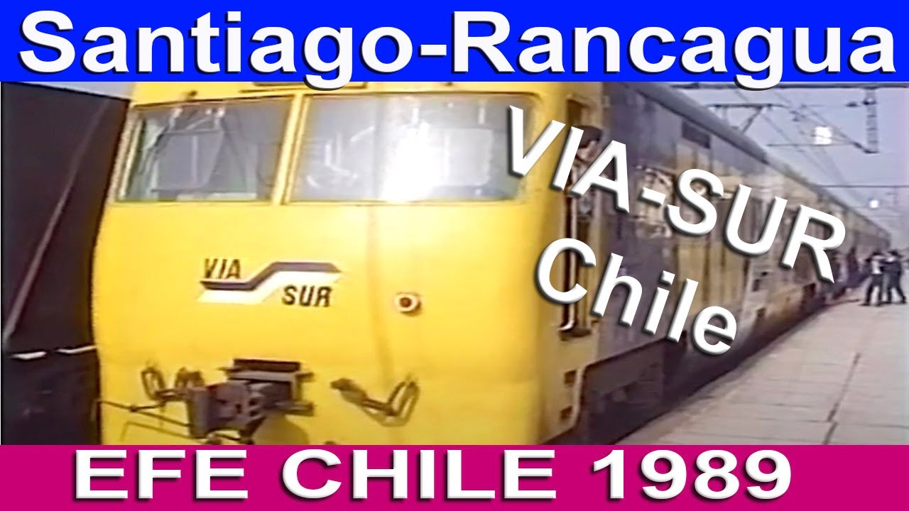 EFE Ferrocarriles del Estado Chile Mayo 1989