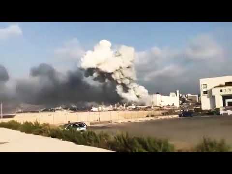 الزاوية الاكثر رعباً.  مشهد انفجار بيروت من زاوية جديدة
