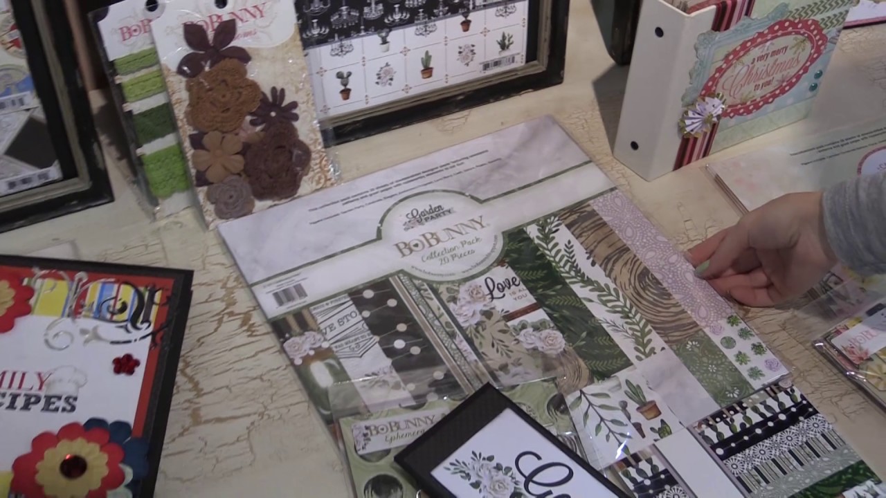 Garden Party Collection by BoBunny Mixed Media Event 2017 YouTube