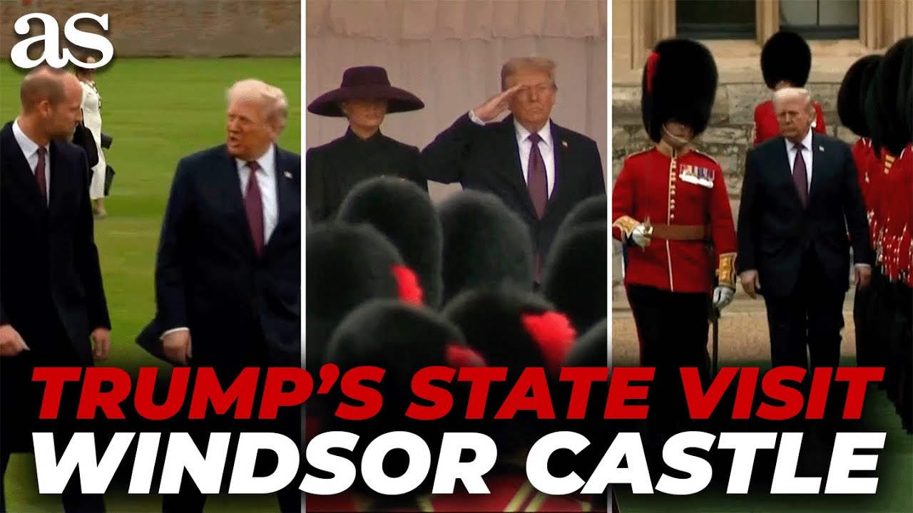 FULL FOOTAGE: DONALD TRUMP and MELANIA at Windsor Castle | SECOND STATE VISIT to BRITAIN