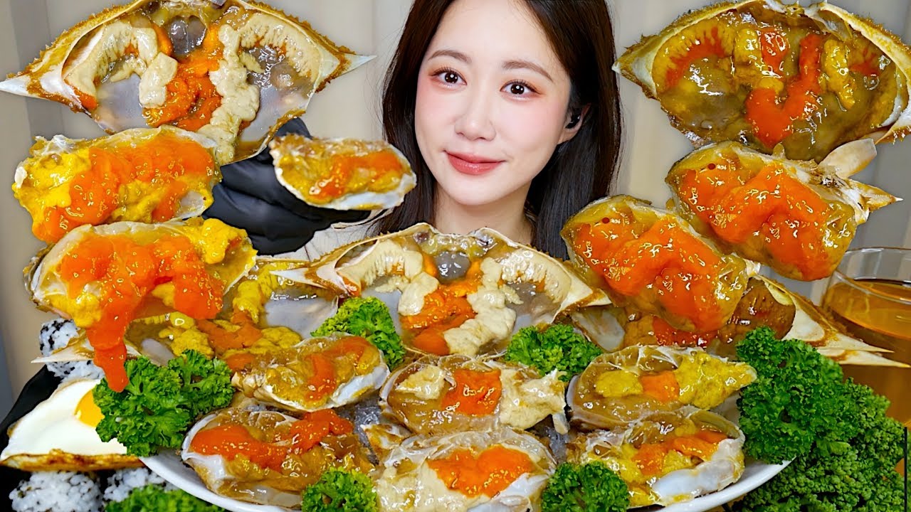 집나간 입맛도 돌아오는 간장게장🦀🧡알배기 간장게장 먹방 Soy Sauce Marinated Crab カンジャンケジャン | Mukbang ASMR
