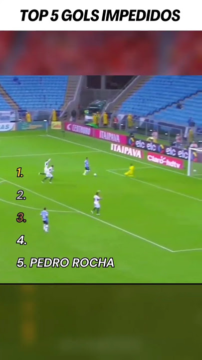 Top 5 gols impedidos #futeboleuropeu #cr7 #grêmio #barcelona #messi #soccer #football