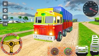 Indian Cargo Truck Simulator - Offroad Truck Transport Driving - Android Gameplay screenshot 3
