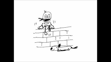 thief and dog - simple animation with windows movie maker