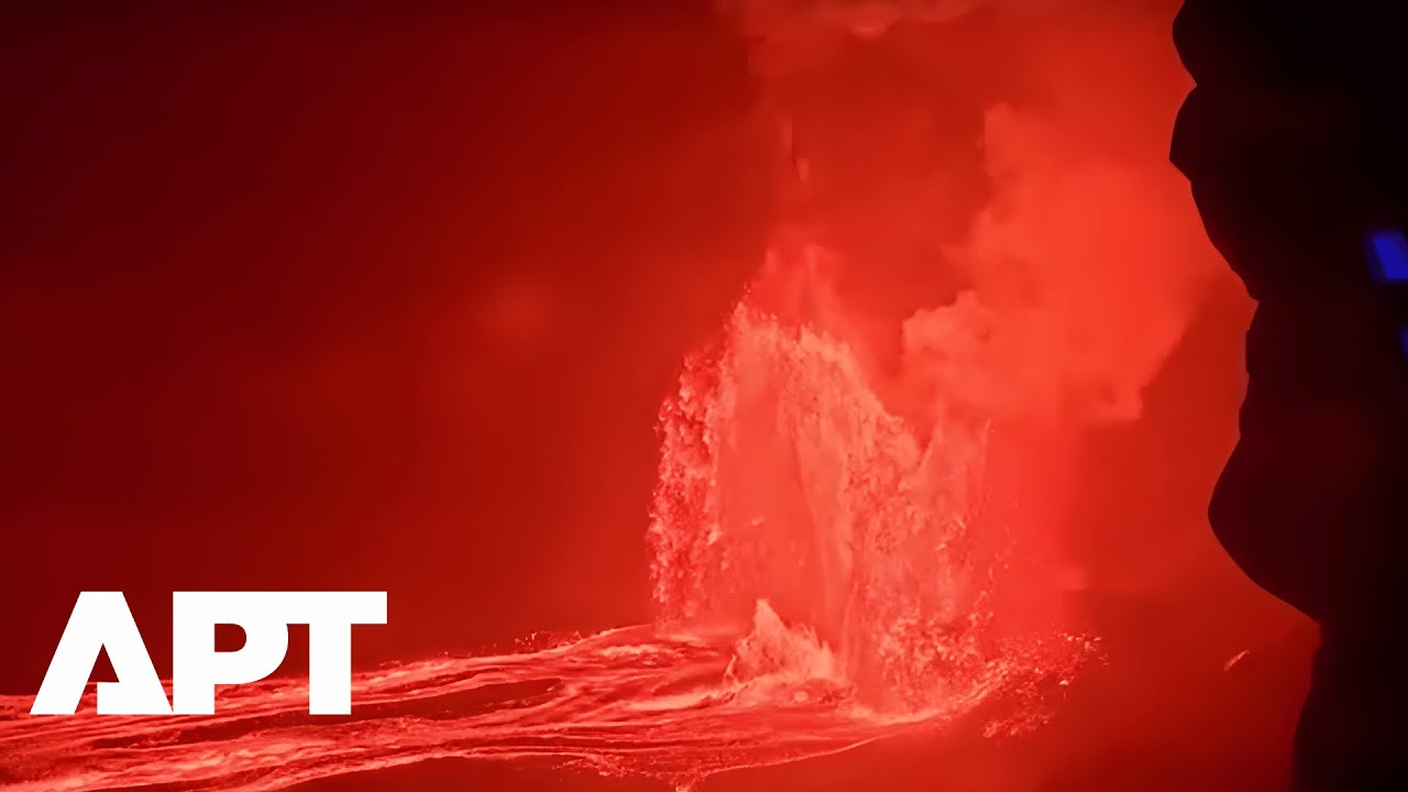 Dramatic Moment: Two People Seen Walking Close to Erupting Kilauea Volcano in Hawaii | APT