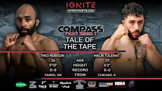 Ignite Fights Theo Robinson vs Malik Tulemat