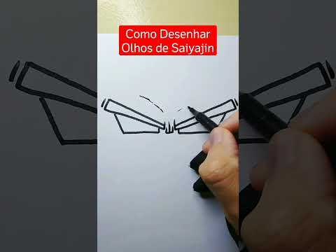 Como Desenhar Olhos de Saiyajin | Dragon Ball