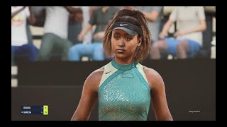 TieBreak 2024 PC Noemi Osaka Vs Caroline Garcia Roma Expert difficulty Patch 1.0.2032 3070 Ti