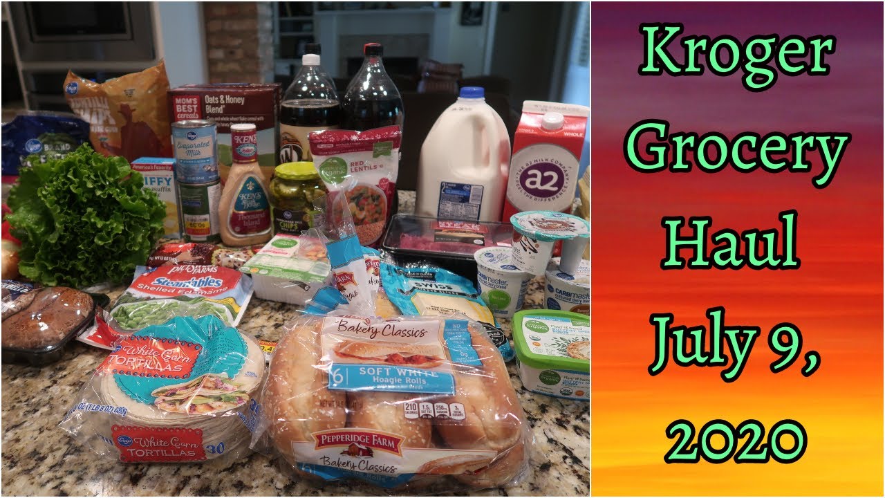 NEW! Kroger Grocery Haul - July 9, 2020 | Cooking for Two | Prices