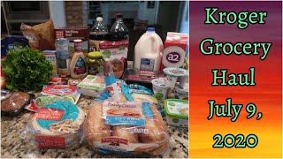 NEW! Kroger Grocery Haul - July 9, 2020 | Cooking for Two | Prices \& Coupon Info Included!