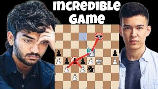 Incredible Chess Play: Nodirbek Abdusattorov vs Gukesh