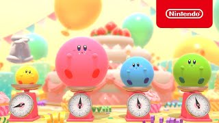 Kirby's Dream Buffet - Get Rolling and Munching Trailer - Nintendo Switch