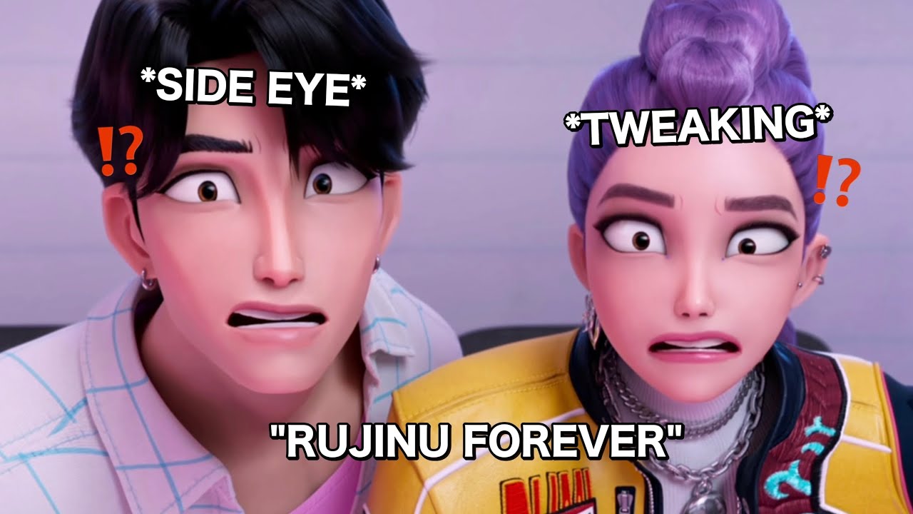 Jinoo Rumi Rumi and Jinu being a chaotic duo for over 3 minutes straight - YouTube