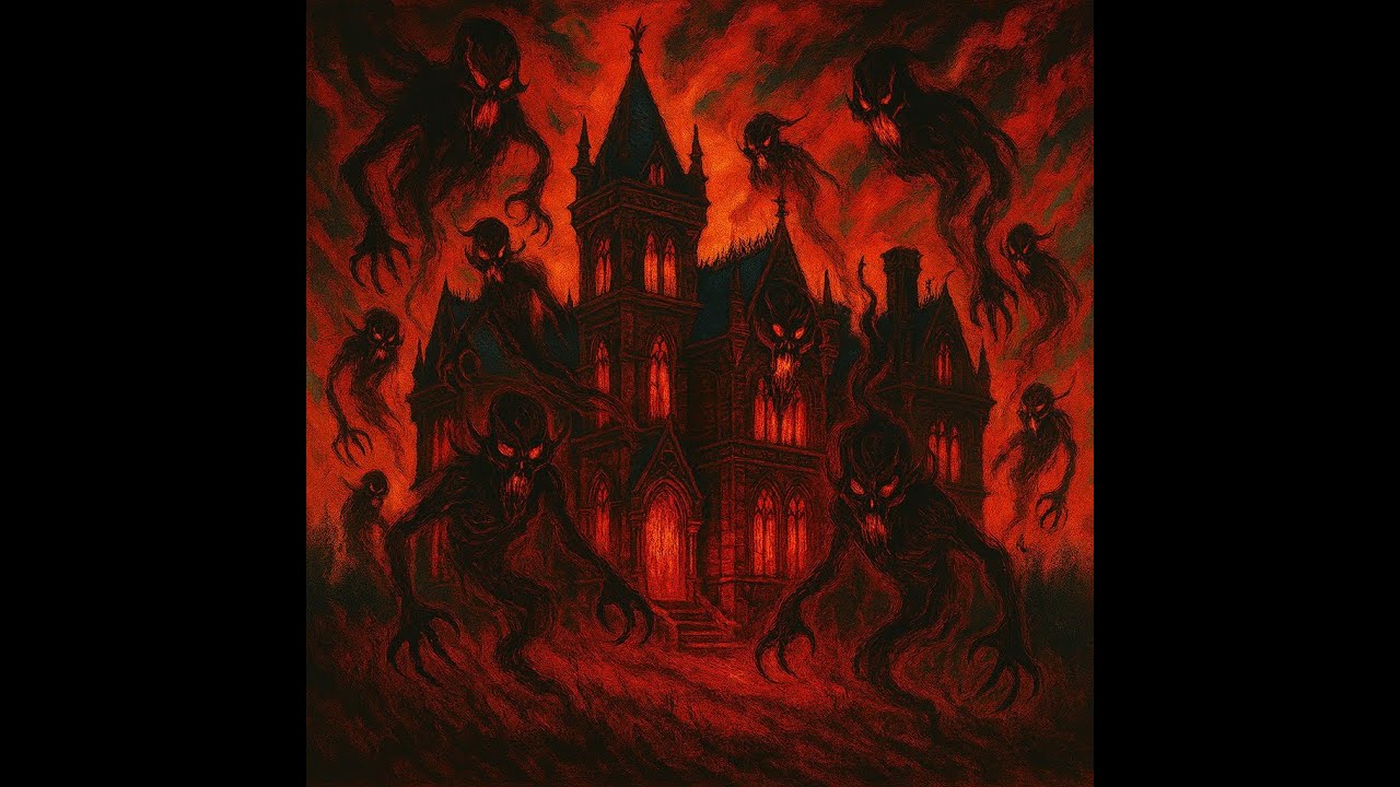 We went to explore a haunted English mansion and we got scared! 