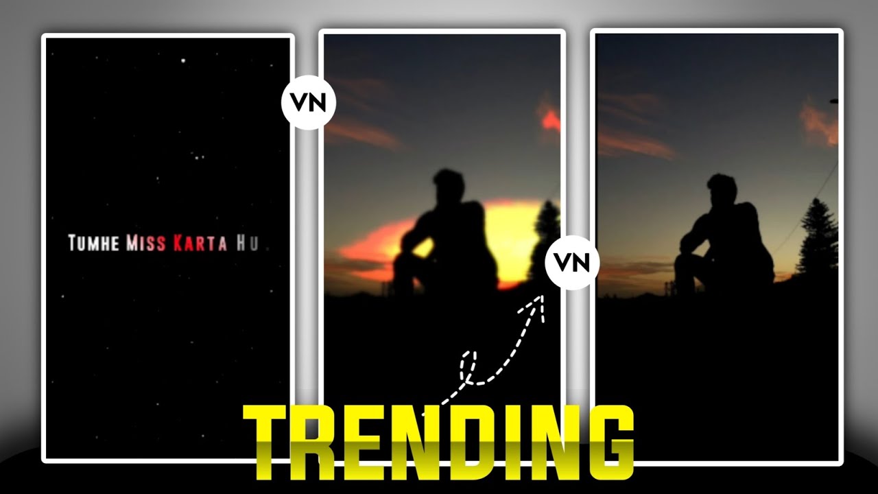 VN App Sad Video Editing Tutorial|Sad Video Editing 1 Photo|2024