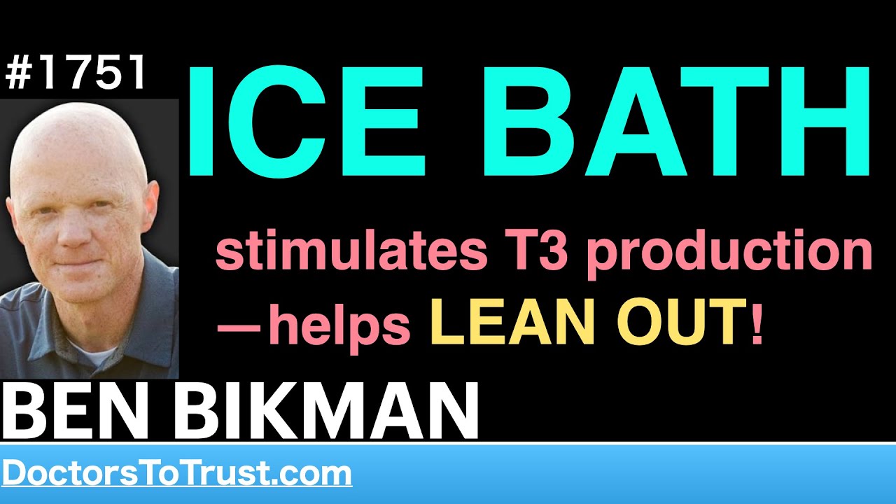 BEN BIKMAN s5 | ICE BATH  stimulates T3 production  —helps LEAN OUT!