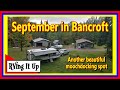 September in Bancroft - another great moochdocking location!