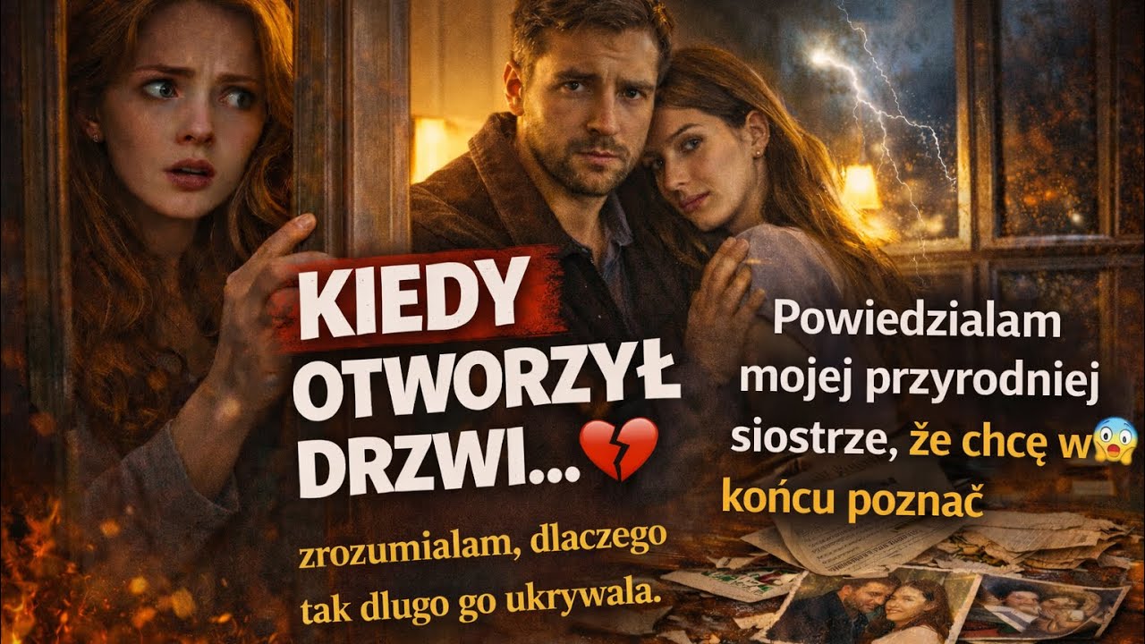Stanęłam w progu domu mojej przyrodniej siostry z pudełkiem ciasta w rękach, chcąc w końcu poznać jej narzeczonego, o którym tak długo milczała. Gdy drzwi się otworzyły, serce mi stanęło — stał w...