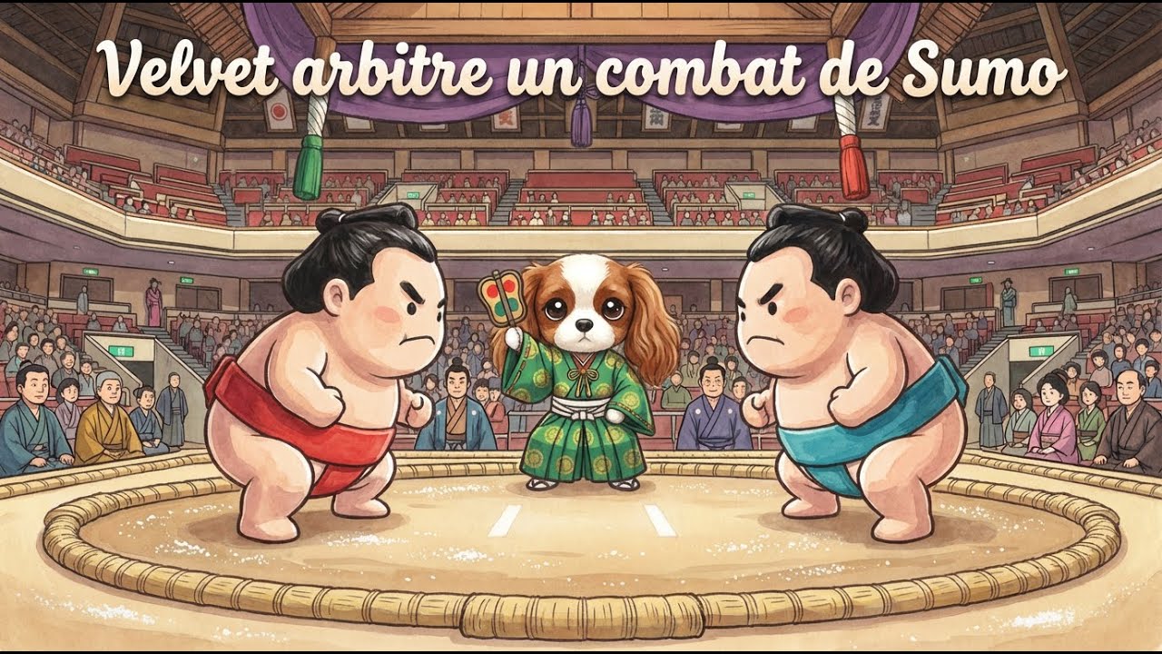 Ep 10 - Velvet arbitre un combat de sumo