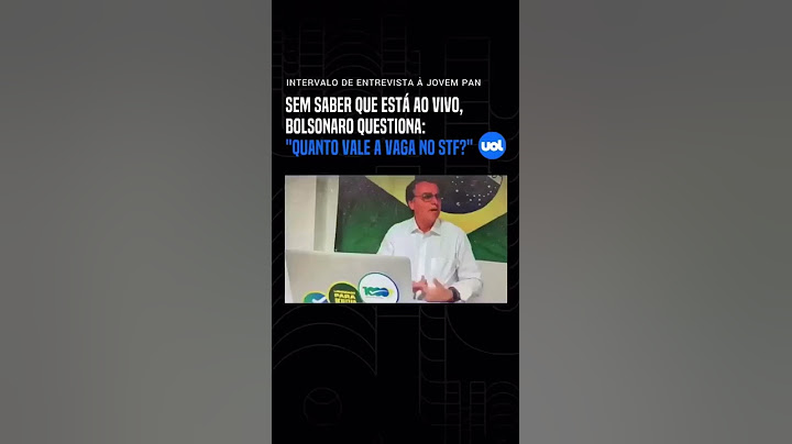 Sem saber que está ao vivo presidente Jair Bolsonaro questiona quanto vale vaga no STF