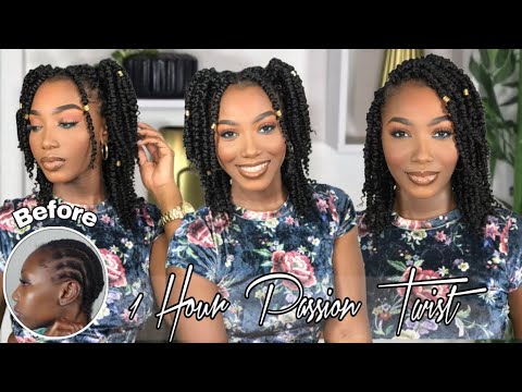 MUST TRY PASSION TWIST, Quick & Easy Passion Twist in 1 HOUR ft. Karida  Hair