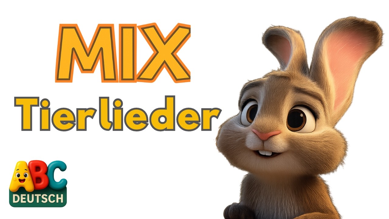 Lustige Tierlieder 🐾 für Kinder – Fische, Enten, Tiere im Wald & mehr!