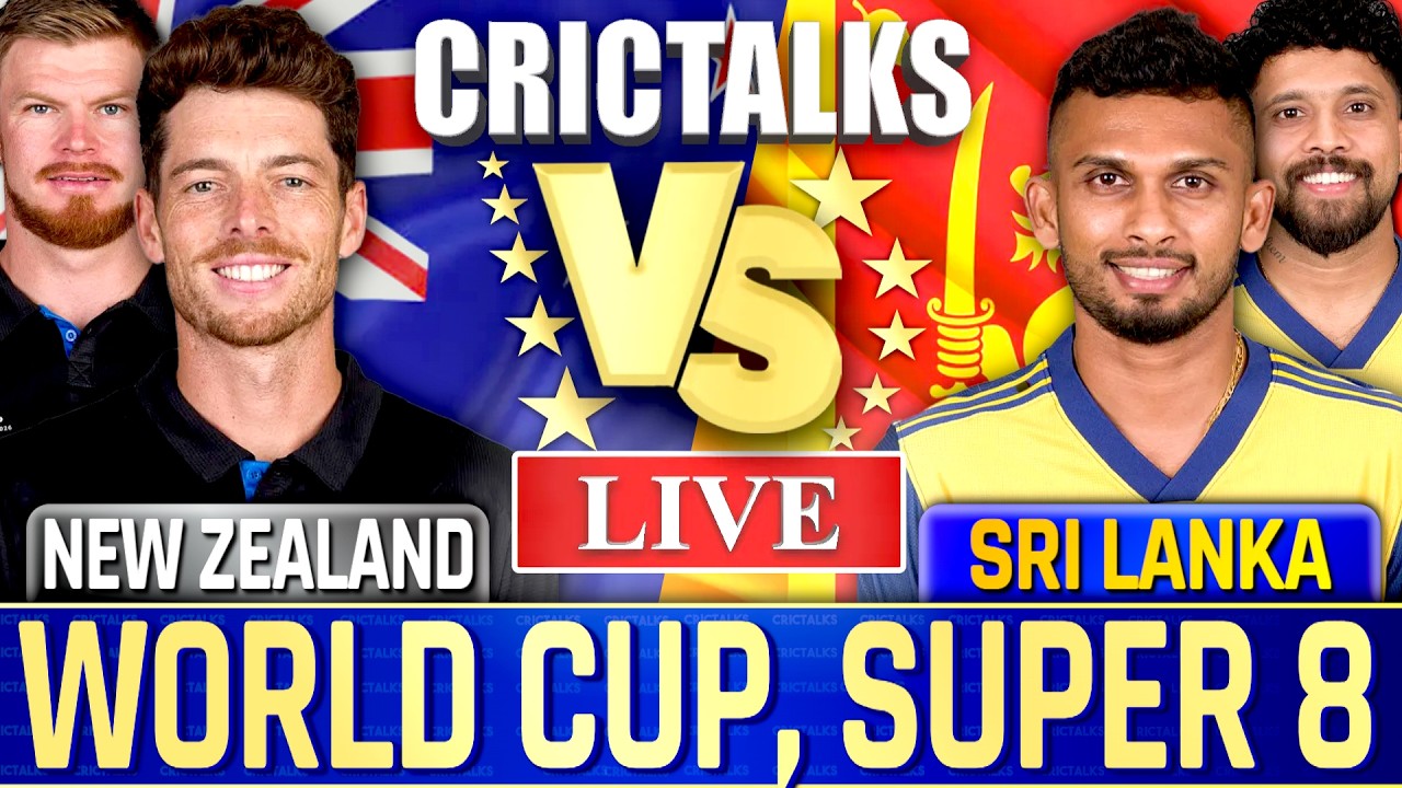 🔴 Live: NZ vs SL, T20 World Cup 2026, Cricket Live Match Today Scores, Commentary, 1st Innings