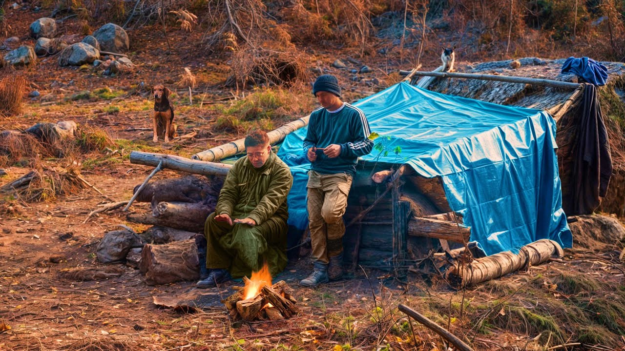 Building a Shelter in the Northern Greek Mountains