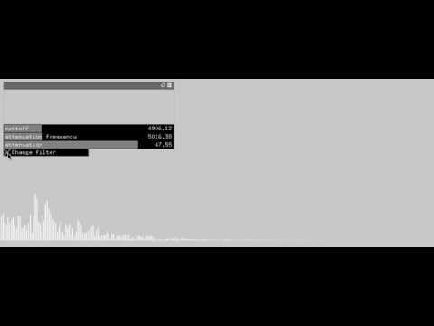 Butterworth Low Pass Filter with FFT visualisation