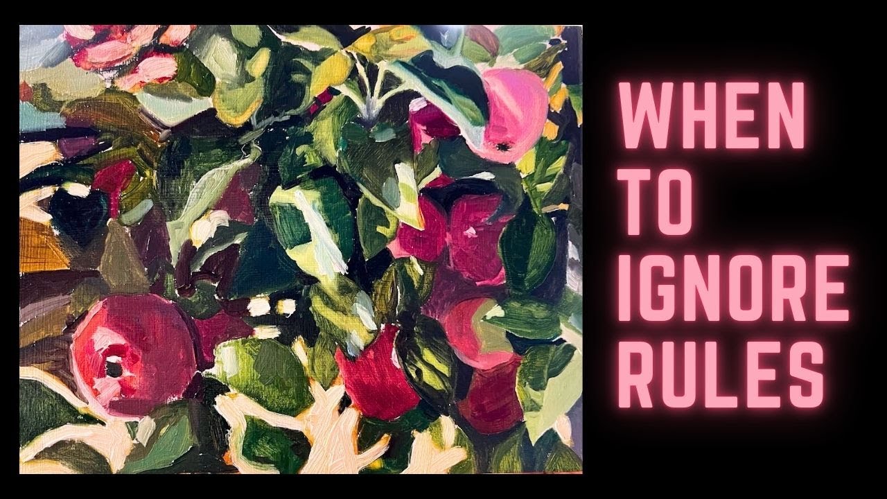 Painting Glowing Leaves in Light and Shadow