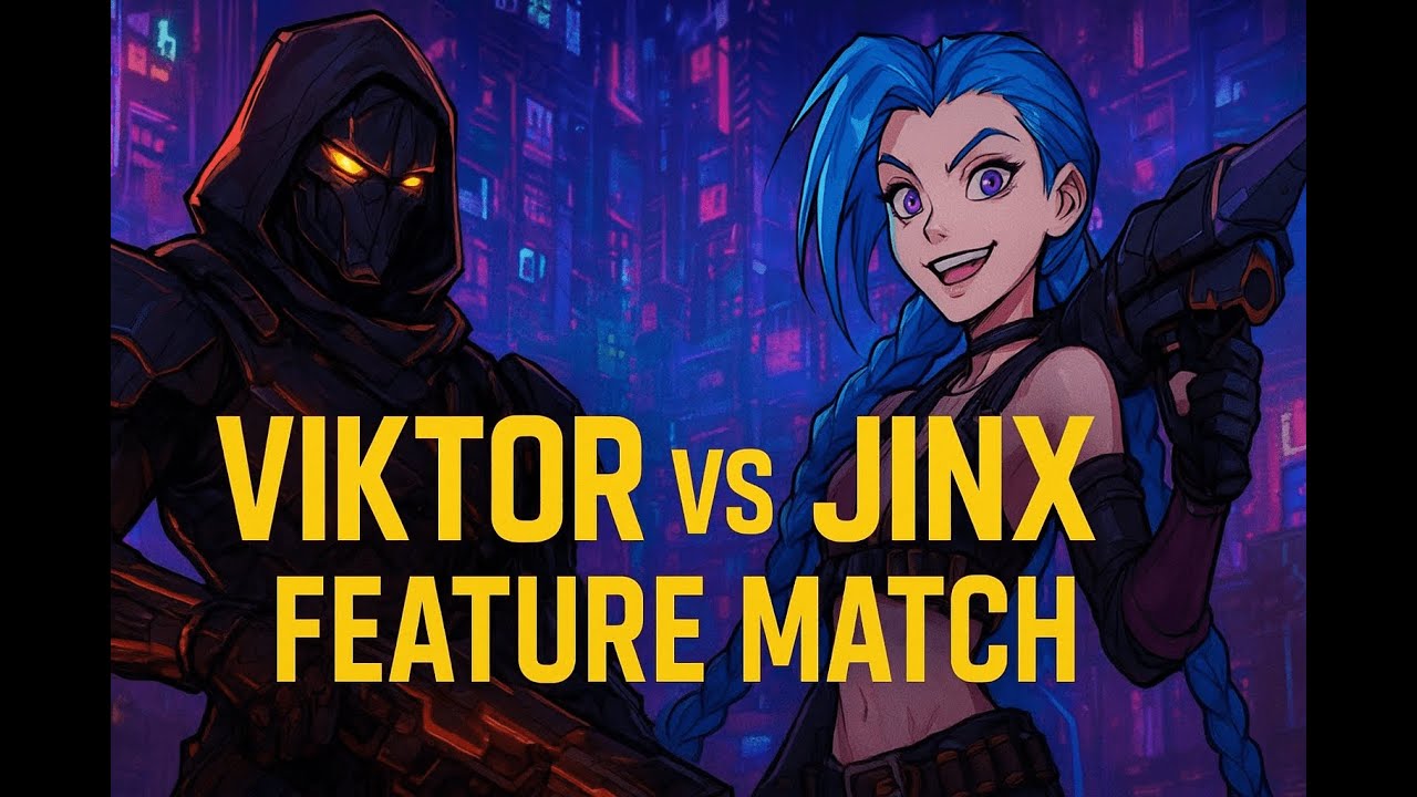 VIKTOR VS JINX LIVE FEATURE MATCH 😎😤