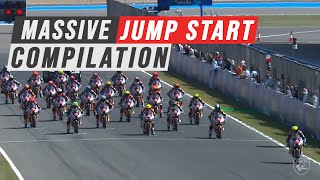 Massive Jump Start Compilation | Motorsports