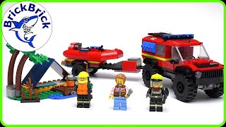 LEGO City 4x4 Fire Truck with Rescue 60412 - Speed Build Review